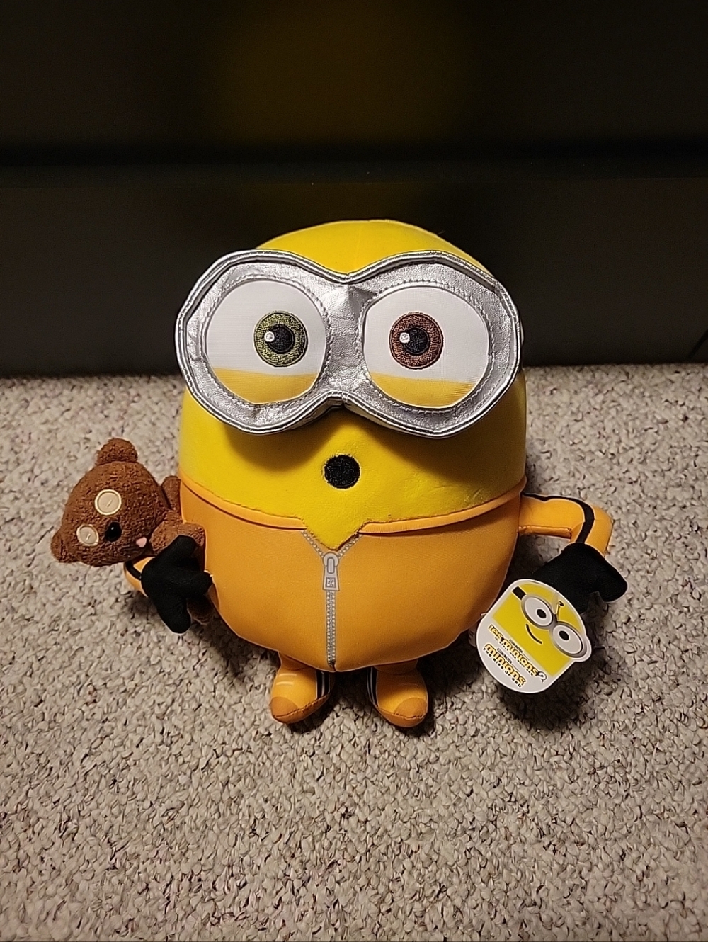 Despicable Me Minions with Teddy Bear THE RISE OF GRU  Plush 10" With Tags